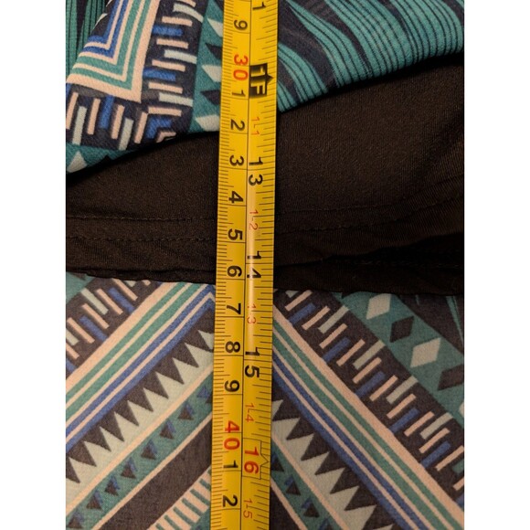 Women's Chevron Boho Print Sheer Maxi Skirt Stretch Waist Size 6 - Picture 6 of 12